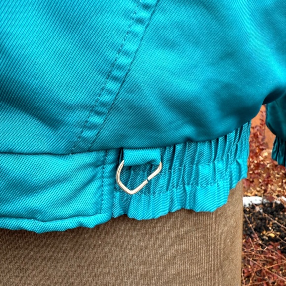 Must Have Retro Vintage 80s Teal Ski/Snow Jacket - Picture 10 of 16